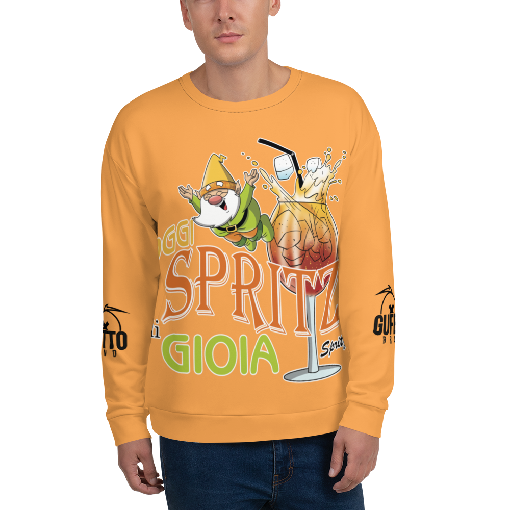 Felpa unisex Uomo/Donna SPRITZ DI GIOIA - Gufetto Brand 
