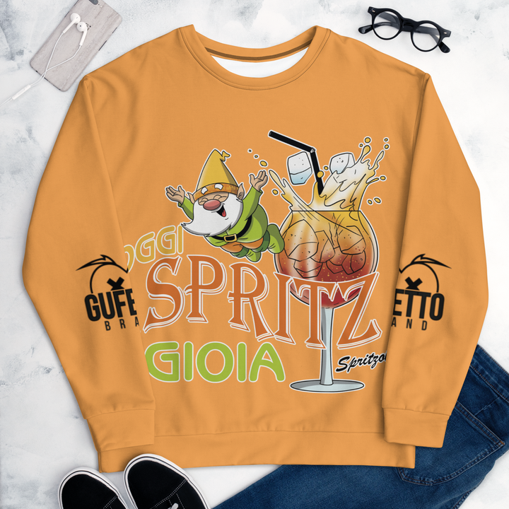 Felpa unisex Uomo/Donna SPRITZ DI GIOIA - Gufetto Brand 