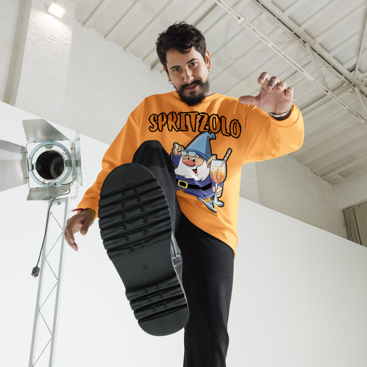 Felpa unisex Uomo/Donna Spritzolo Orange Edition - Gufetto Brand 