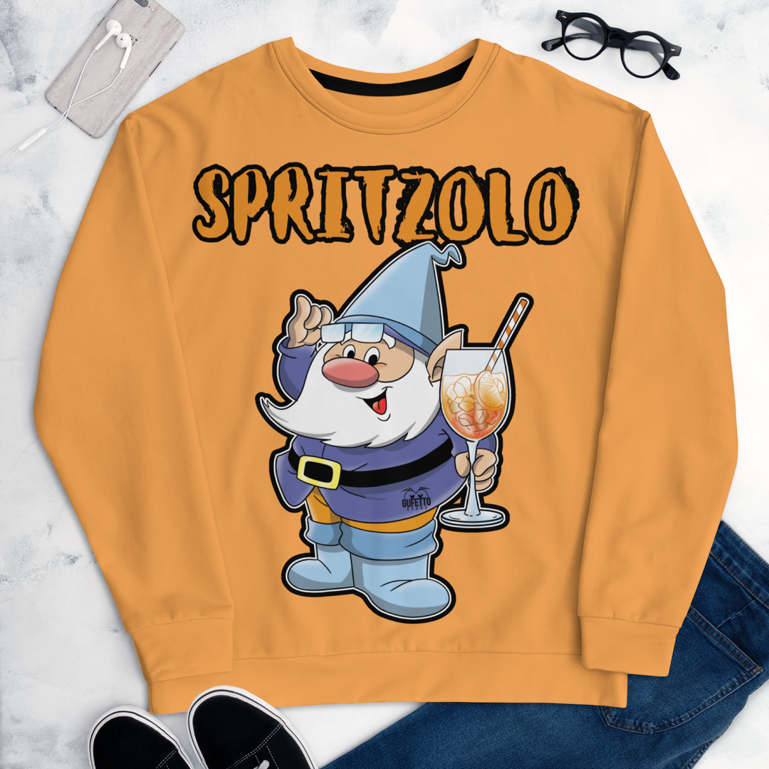 Felpa unisex Uomo/Donna Spritzolo Orange Edition - Gufetto Brand 