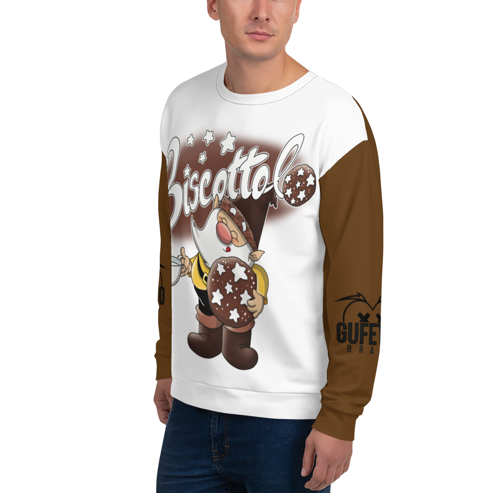 Felpa unisex Uomo/Donna BISCOTTOLO - Gufetto Brand 