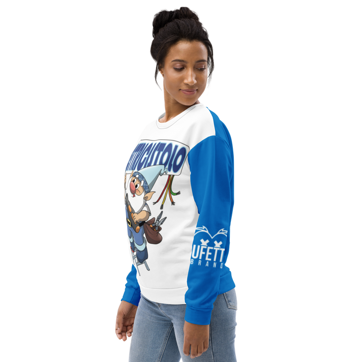 Felpa unisex Uomo/Donna ELETTRICISTOLO - Gufetto Brand 