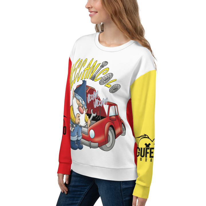 Felpa unisex Uomo/Donna MECCANICOLO - Gufetto Brand 