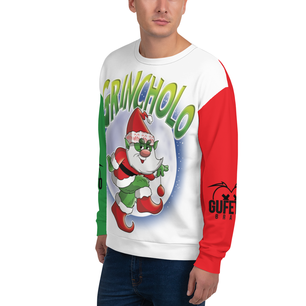 Felpa unisex Uomo/Donna GRINCHOLO - Gufetto Brand 