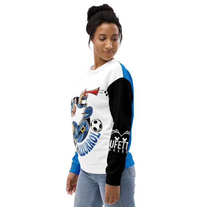 Felpa unisex Uomo/Donna NEROAZZURROLO - Gufetto Brand 
