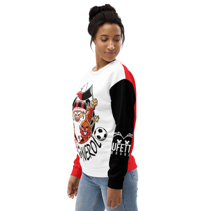 Felpa unisex Uomo/Donna ROSSO NEROLO - Gufetto Brand 