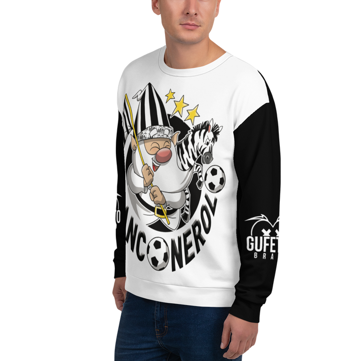 Felpa unisex Uomo/Donna BIANCO NEROLO - Gufetto Brand 