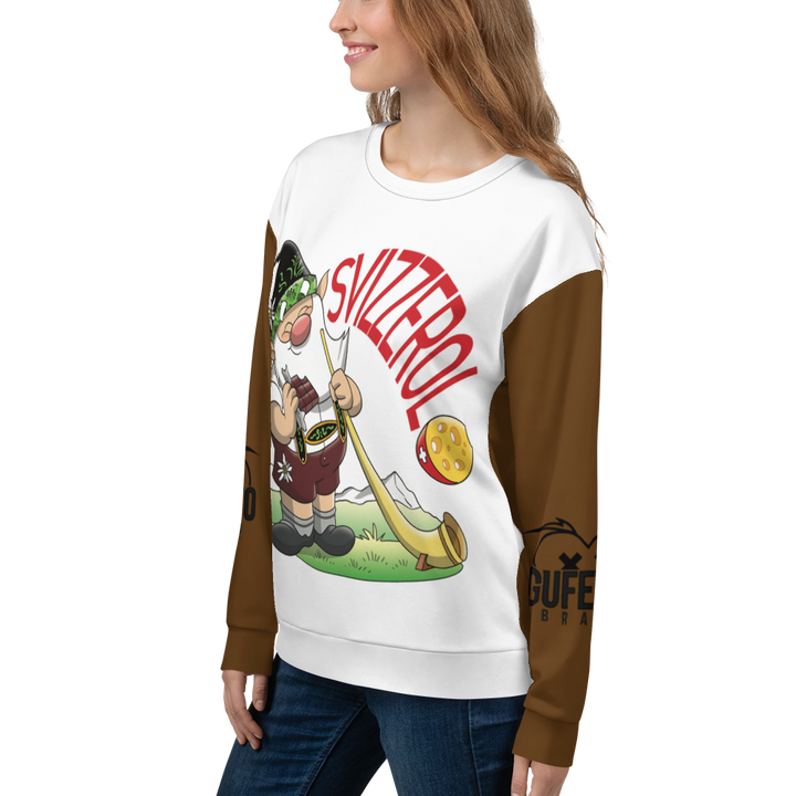 Felpa unisex Uomo/Donna SVIZZEROLO - Gufetto Brand 
