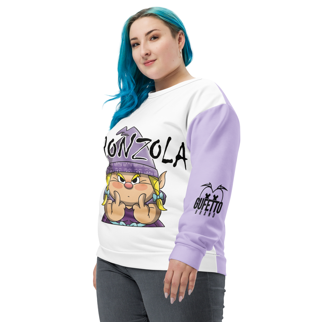 Felpa unisex Uomo/Donna STRONZOLA - Gufetto Brand 