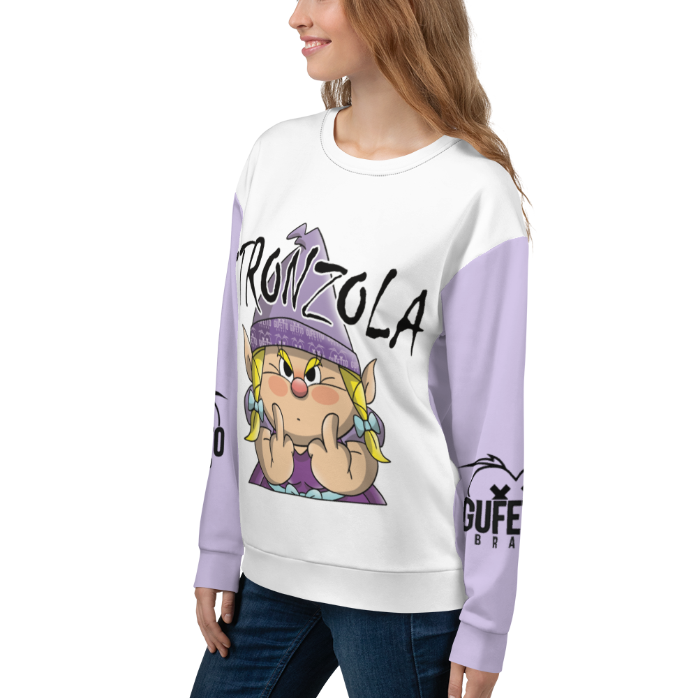 Felpa unisex Uomo/Donna STRONZOLA - Gufetto Brand 