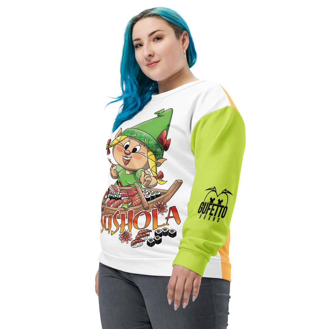 Felpa unisex Uomo/Donna SUSHOLA - Gufetto Brand 