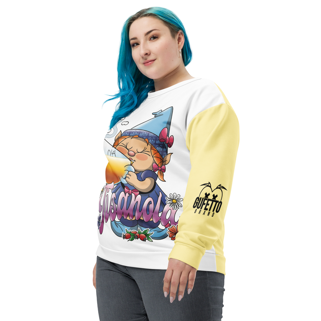 Felpa unisex Uomo/Donna TISANOLA - Gufetto Brand 