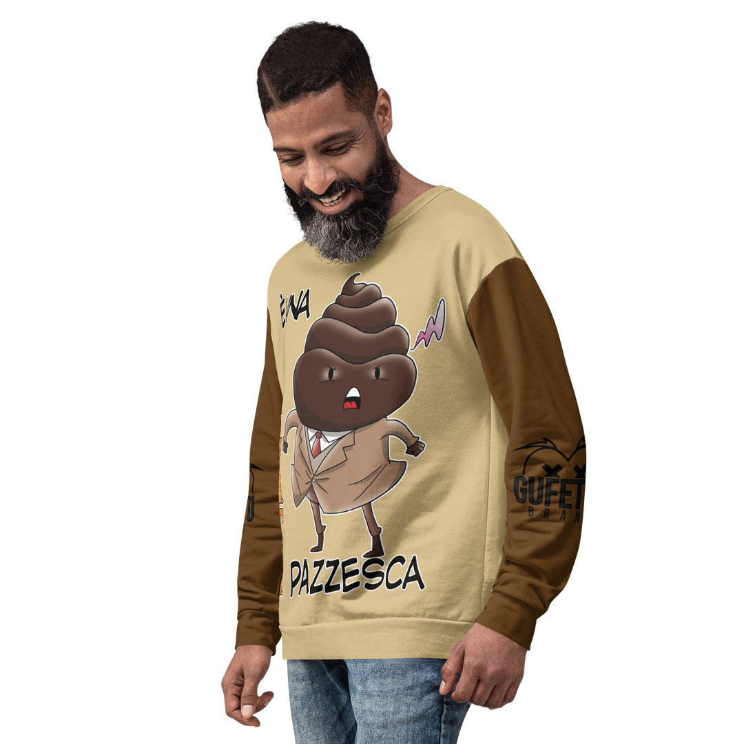 Felpa unisex Uomo/Donna CAGATA - Gufetto Brand 