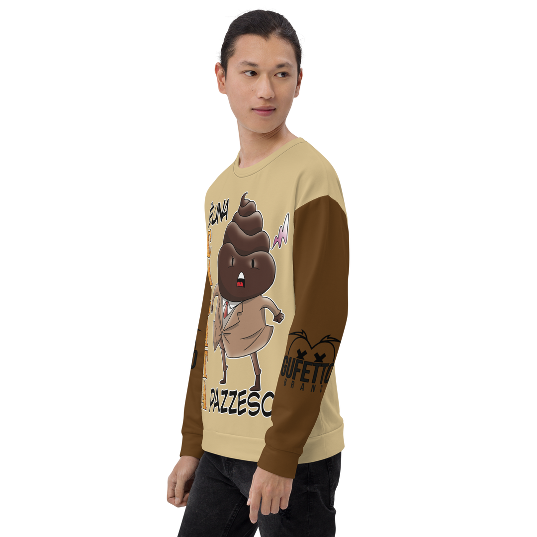 Felpa unisex Uomo/Donna CAGATA - Gufetto Brand 