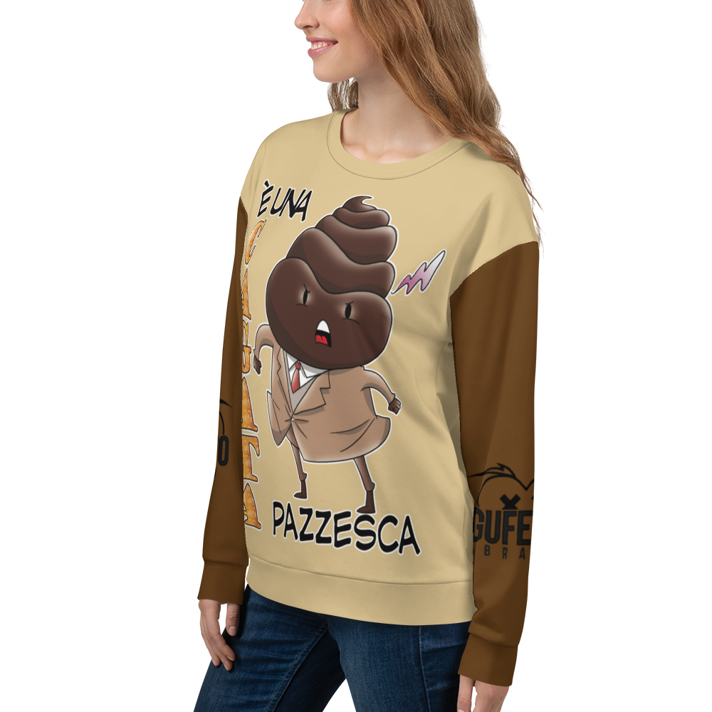 Felpa unisex Uomo/Donna CAGATA - Gufetto Brand 