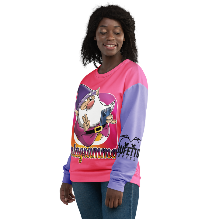 Felpa unisex Uomo/Donna INSTAGRAMMOLO - Gufetto Brand 