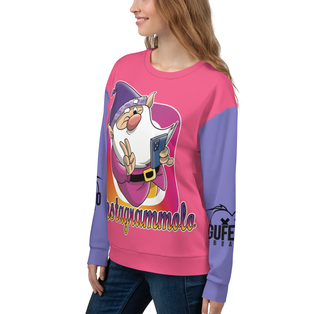 Felpa unisex Uomo/Donna INSTAGRAMMOLO - Gufetto Brand 