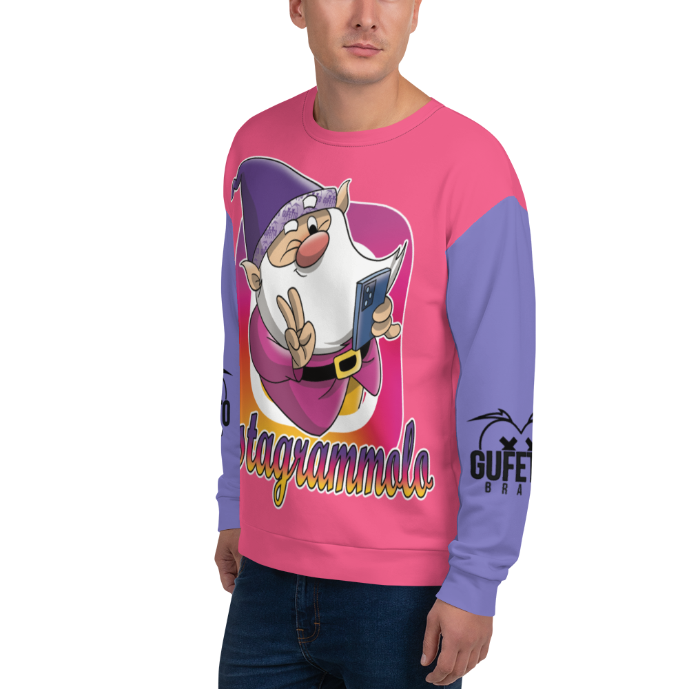 Felpa unisex Uomo/Donna INSTAGRAMMOLO - Gufetto Brand 