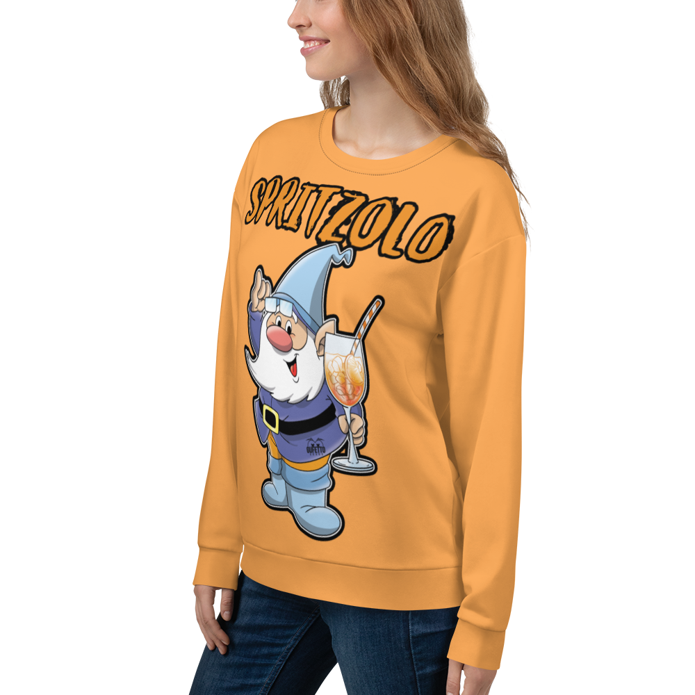 Felpa unisex Uomo/Donna Spritzolo Orange Edition - Gufetto Brand 