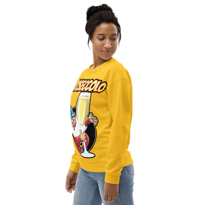 Felpa unisex Uomo/Donna Proseccolo Yellow Edition - Gufetto Brand 