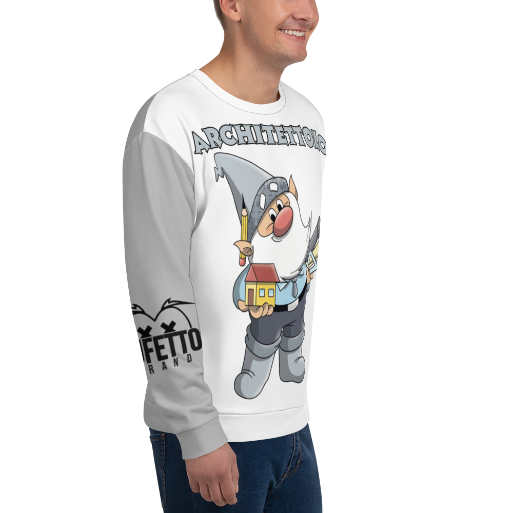 Felpa unisex Uomo/Donna ARCHITETTOLO - Gufetto Brand 