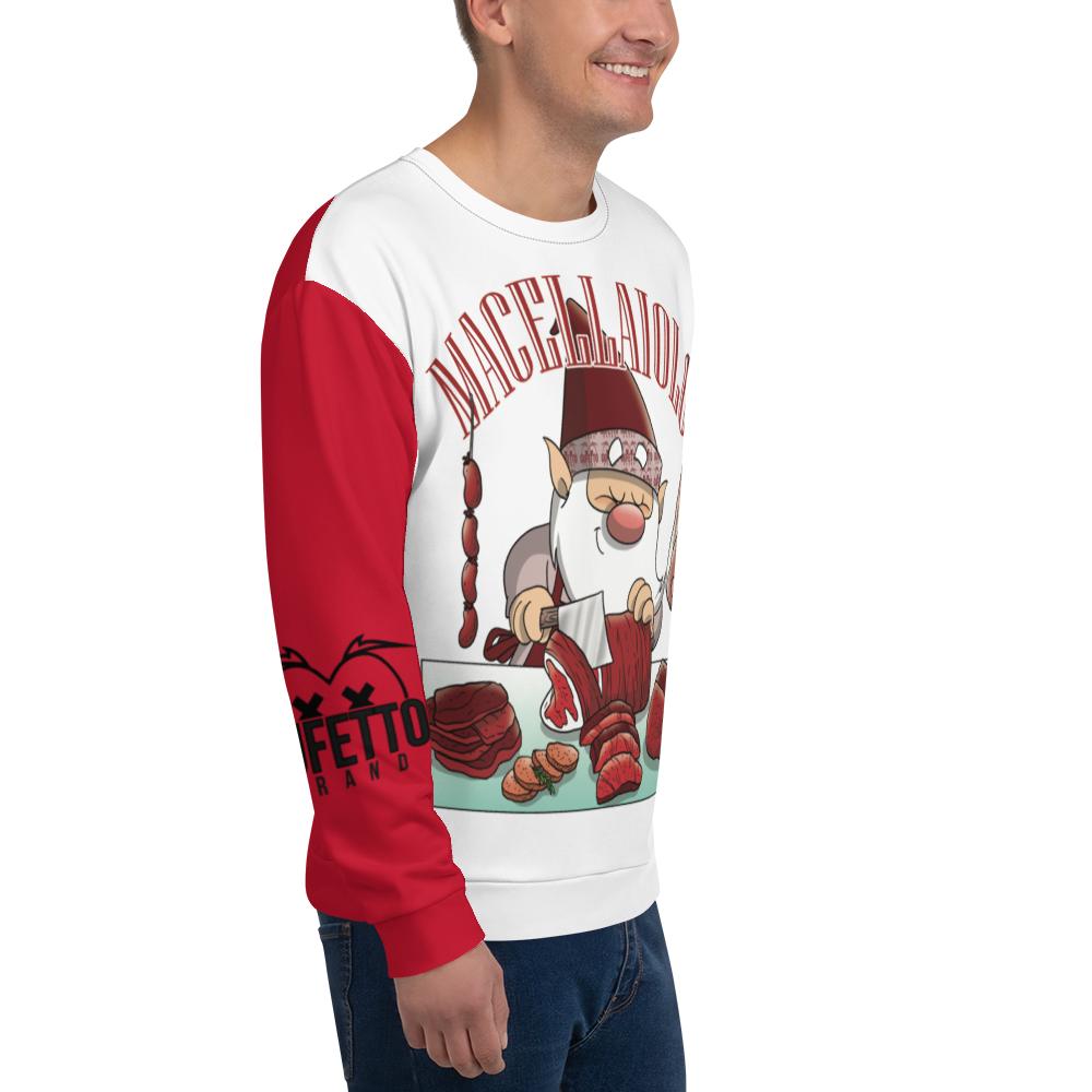 Felpa unisex Uomo/Donna MACELLAIOLO - Gufetto Brand 