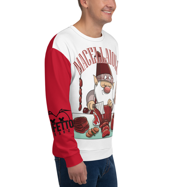 Felpa unisex Uomo/Donna MACELLAIOLO - Gufetto Brand 