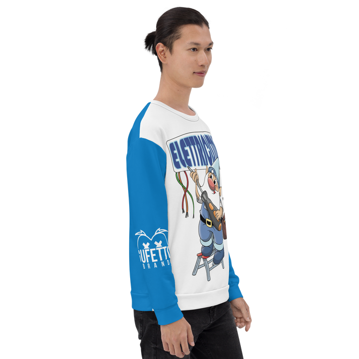 Felpa unisex Uomo/Donna ELETTRICISTOLO - Gufetto Brand 