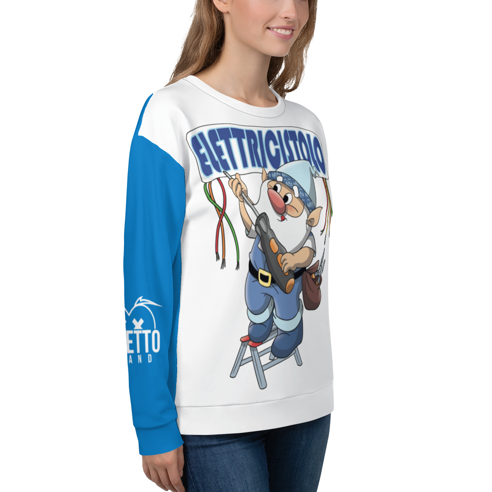 Felpa unisex Uomo/Donna ELETTRICISTOLO - Gufetto Brand 