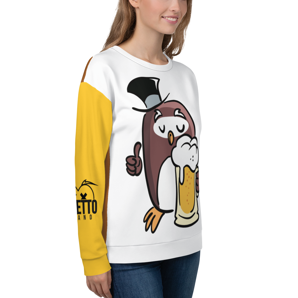 Felpa unisex Uomo/Donna GUFETTO BIRRA - Gufetto Brand 