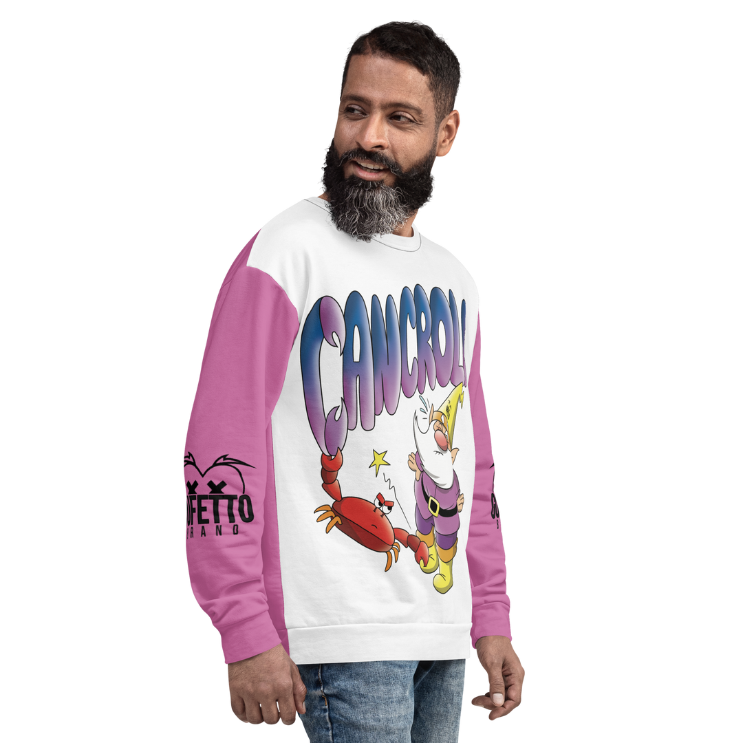 Felpa unisex Uomo/Donna CANCROLO - Gufetto Brand 