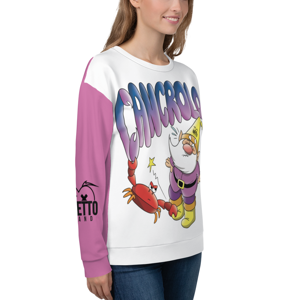 Felpa unisex Uomo/Donna CANCROLO - Gufetto Brand 
