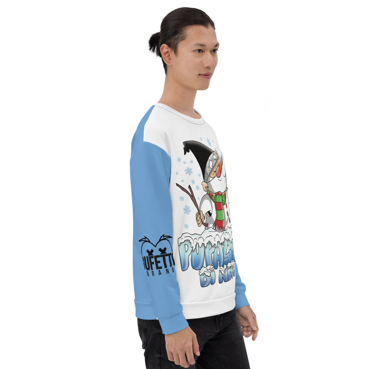 Felpa unisex Uomo/Donna PUPAZZOLO DI NEVE - Gufetto Brand 