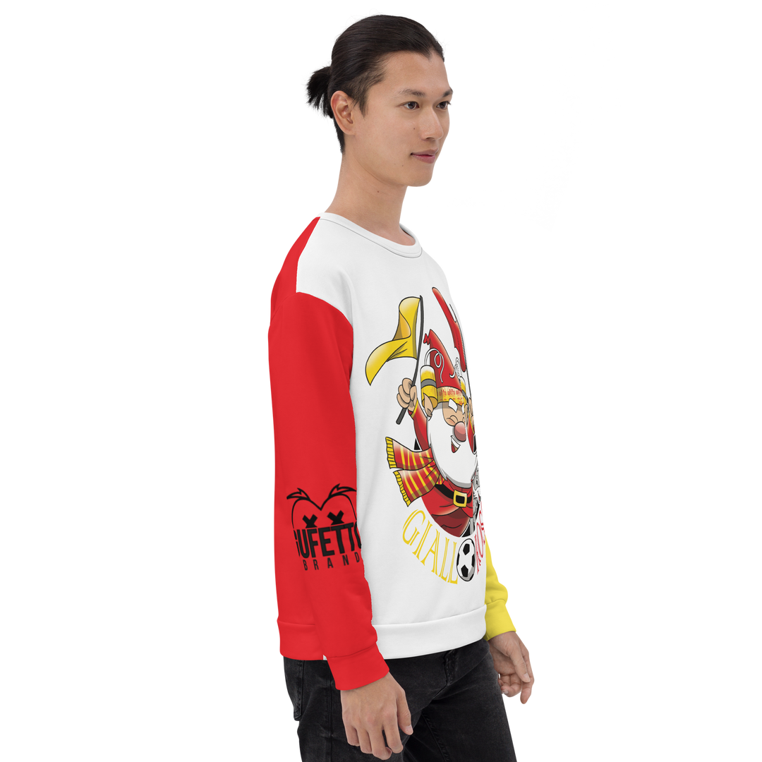 Felpa unisex Uomo/Donna GIALLO ROSSOLO - Gufetto Brand 