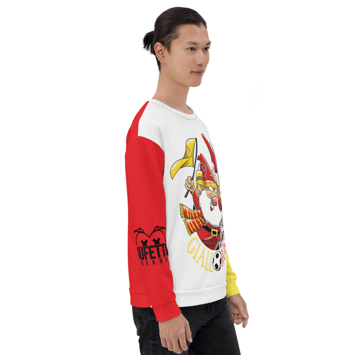 Felpa unisex Uomo/Donna GIALLO ROSSOLO - Gufetto Brand 