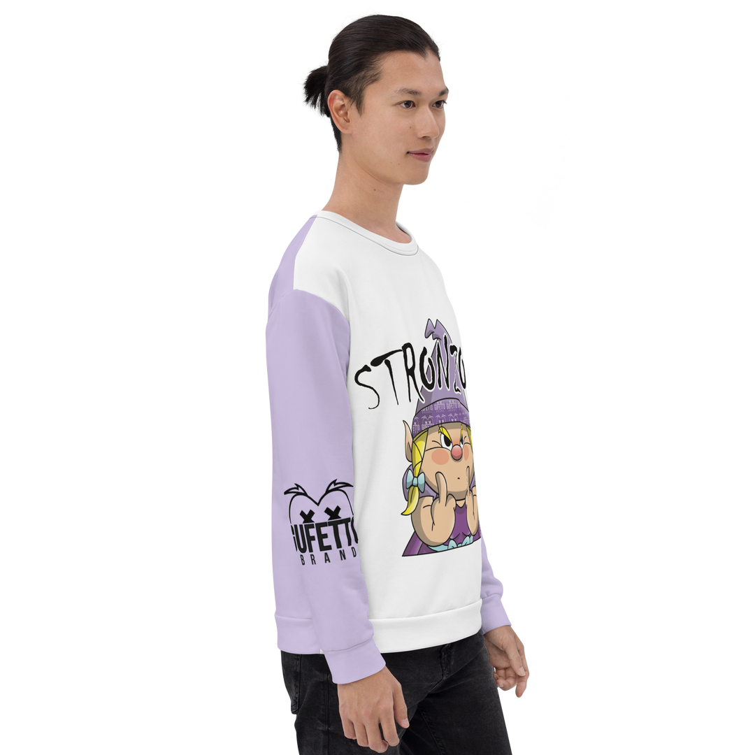 Felpa unisex Uomo/Donna STRONZOLA - Gufetto Brand 