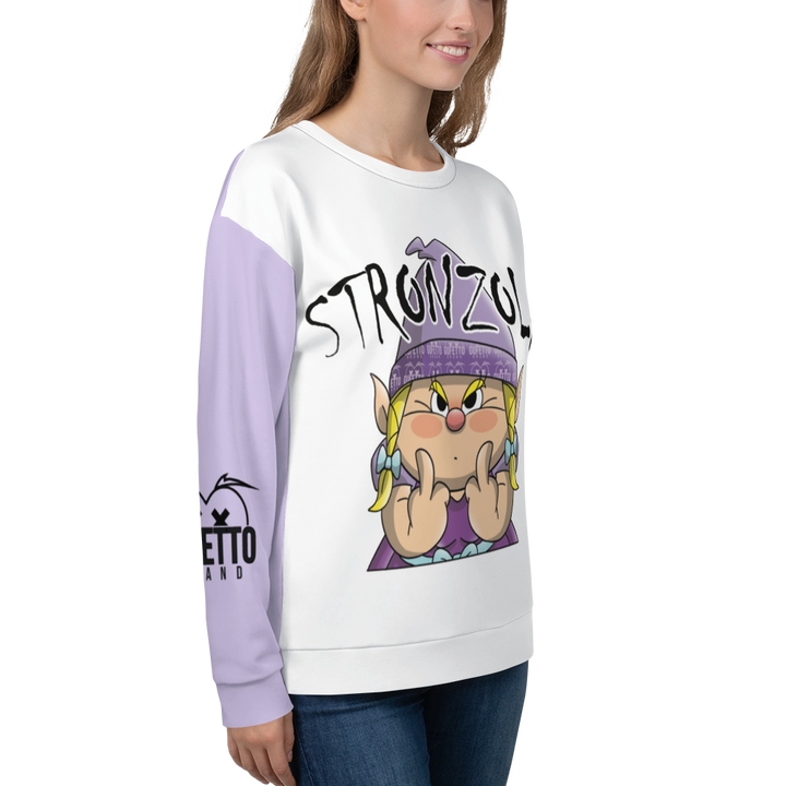 Felpa unisex Uomo/Donna STRONZOLA - Gufetto Brand 