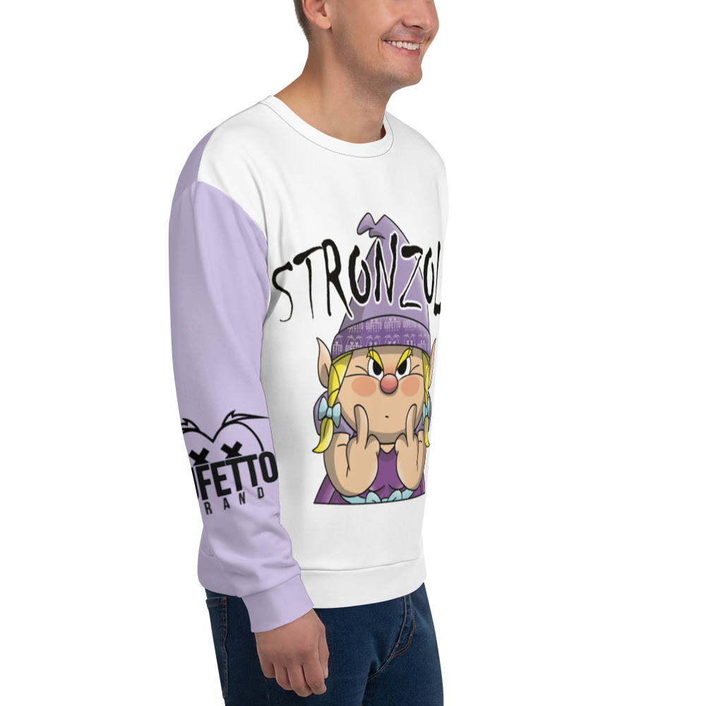 Felpa unisex Uomo/Donna STRONZOLA - Gufetto Brand 