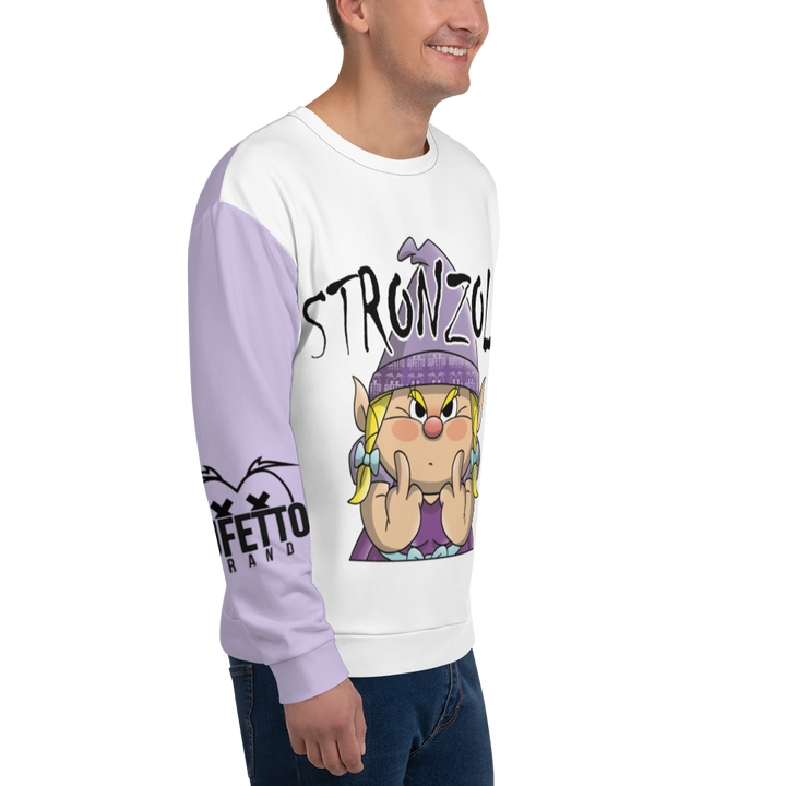 Felpa unisex Uomo/Donna STRONZOLA - Gufetto Brand 