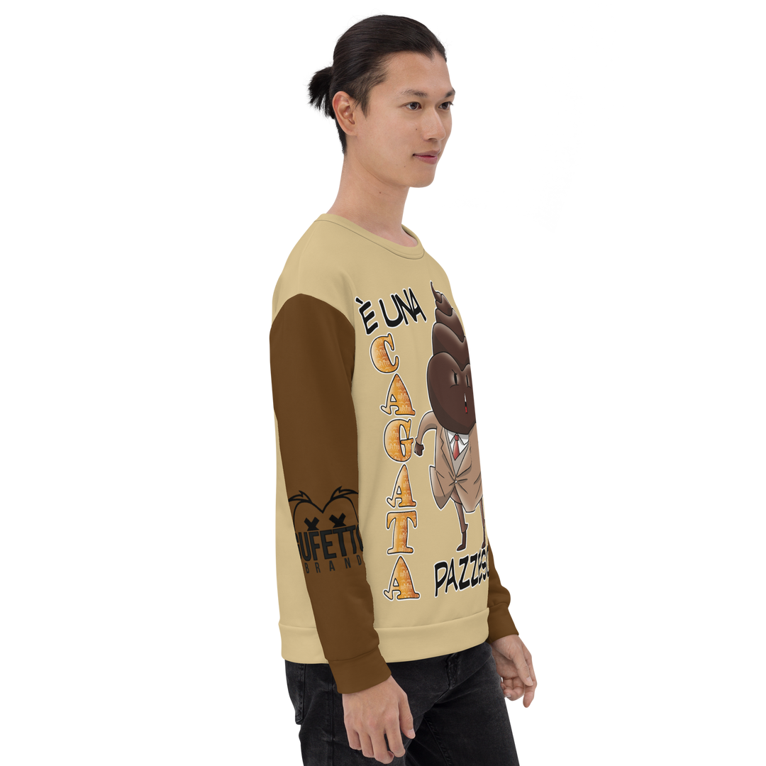 Felpa unisex Uomo/Donna CAGATA - Gufetto Brand 
