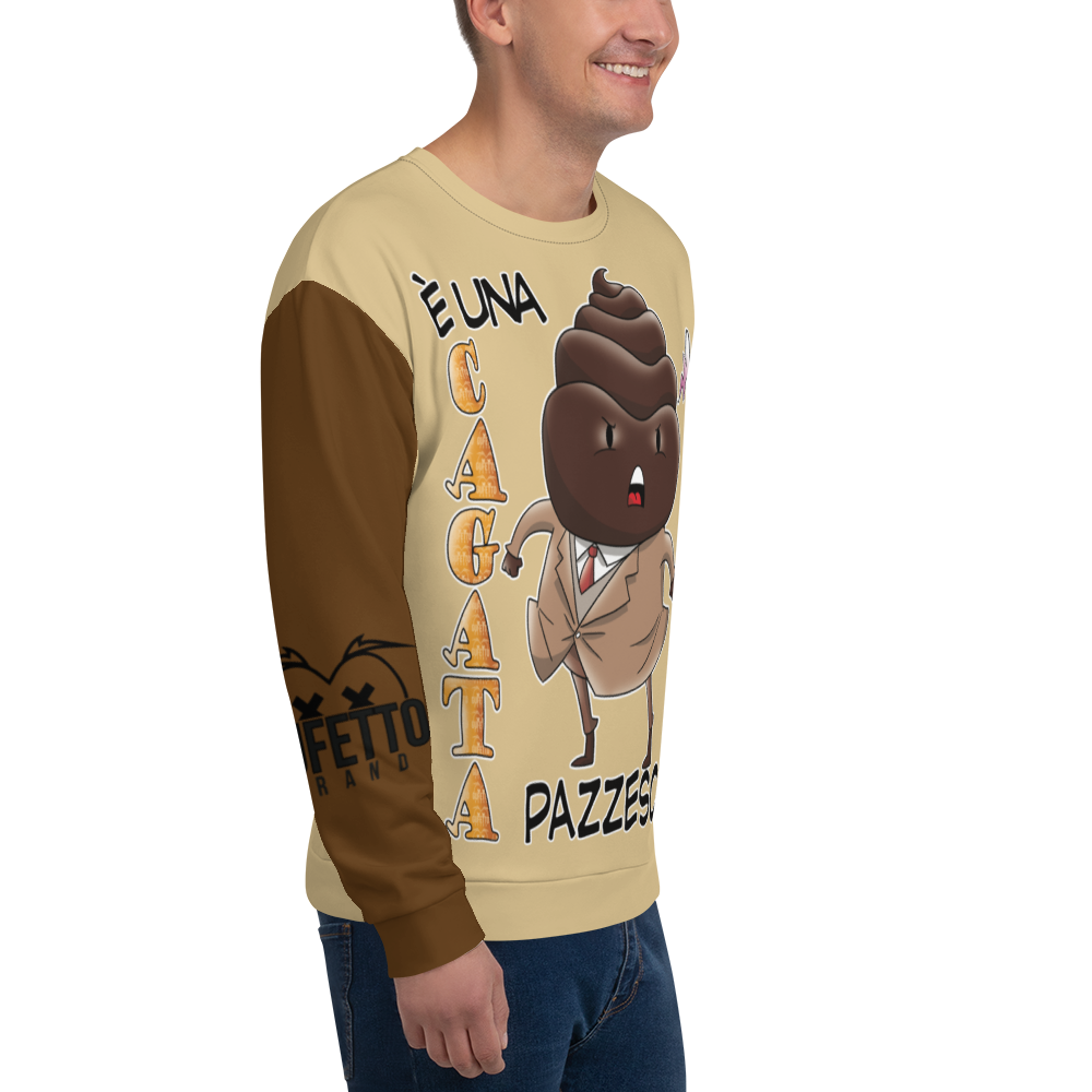 Felpa unisex Uomo/Donna CAGATA - Gufetto Brand 