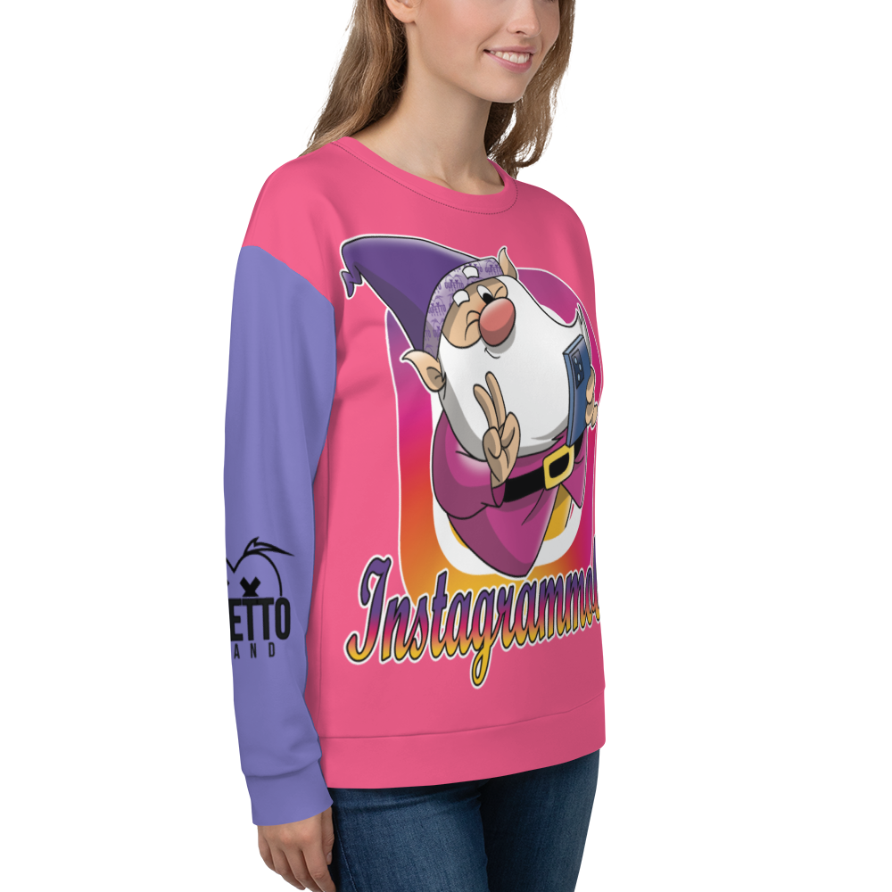 Felpa unisex Uomo/Donna INSTAGRAMMOLO - Gufetto Brand 