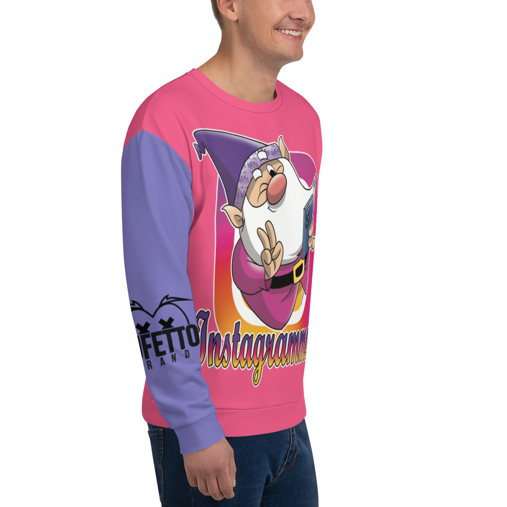 Felpa unisex Uomo/Donna INSTAGRAMMOLO - Gufetto Brand 