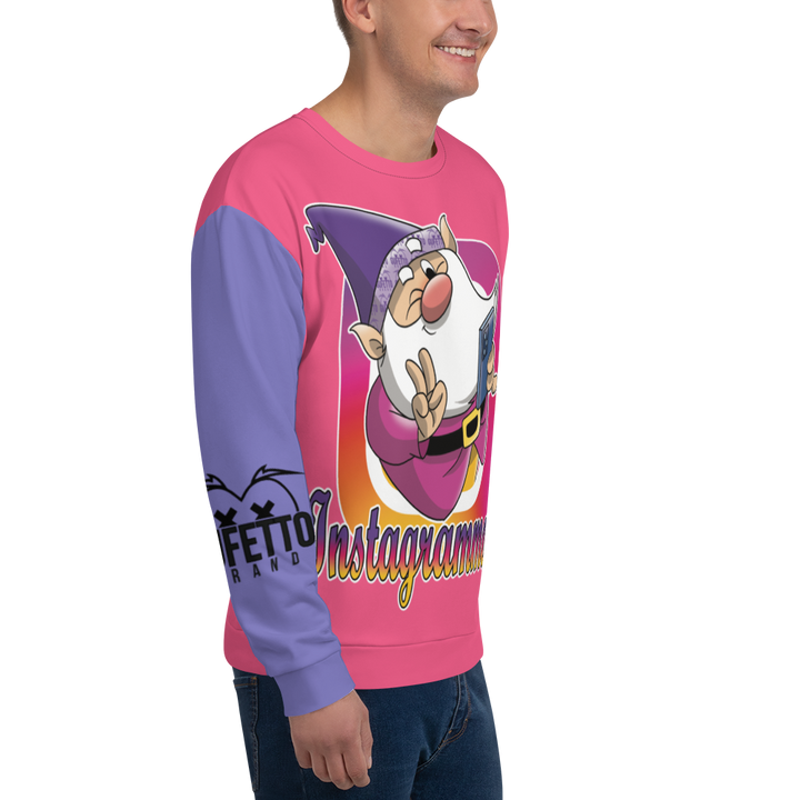 Felpa unisex Uomo/Donna INSTAGRAMMOLO - Gufetto Brand 