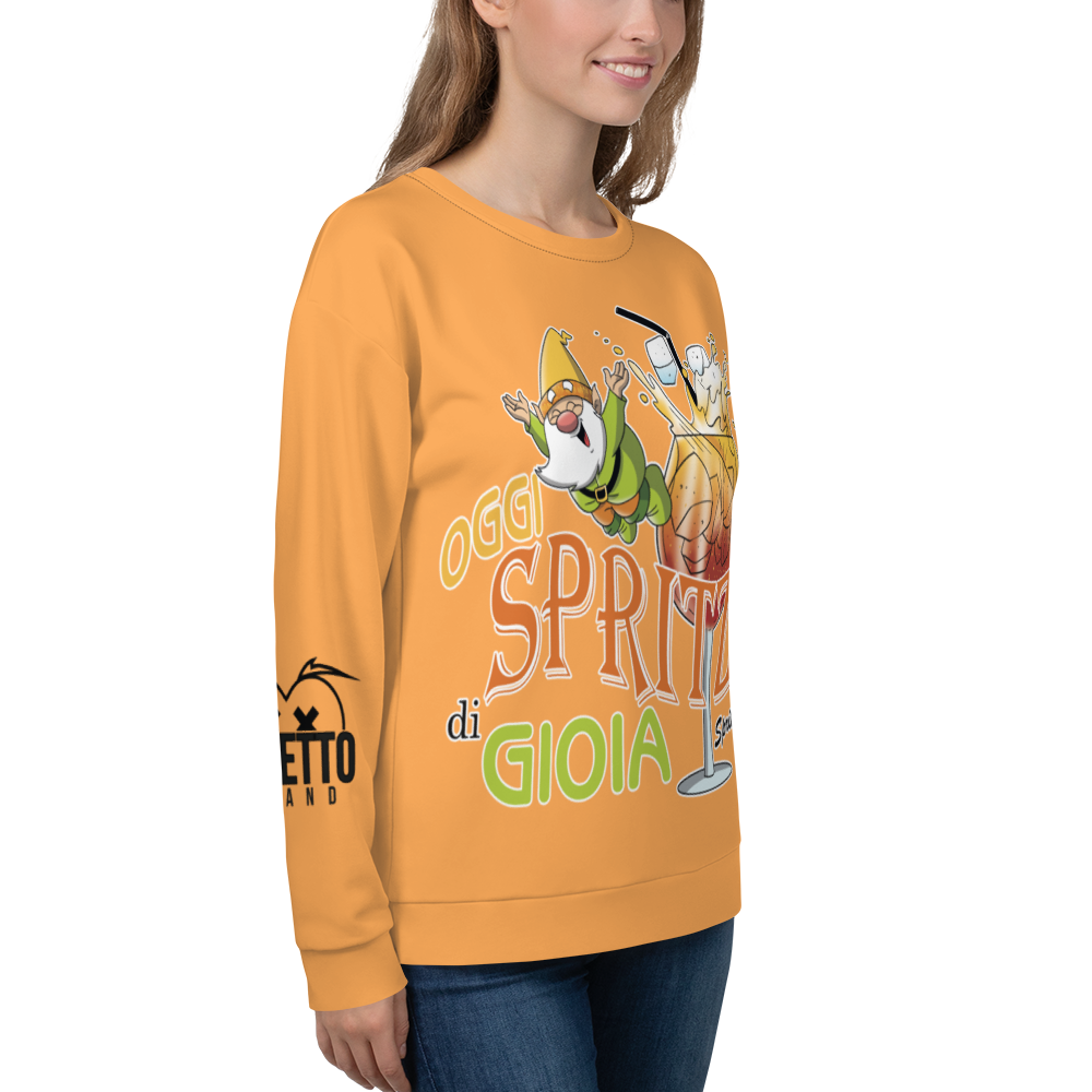 Felpa unisex Uomo/Donna SPRITZ DI GIOIA - Gufetto Brand 