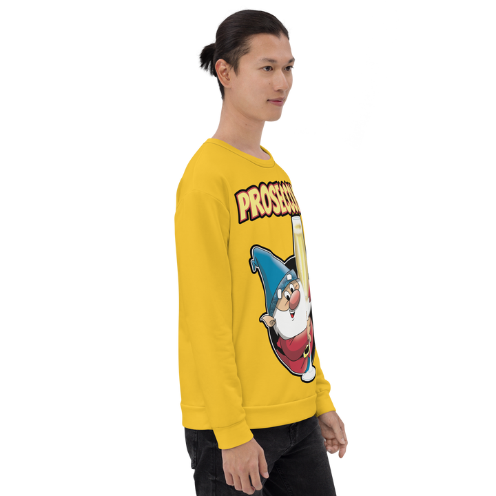 Felpa unisex Uomo/Donna Proseccolo Yellow Edition - Gufetto Brand 