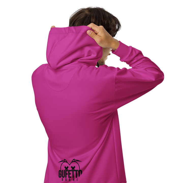 Felpa con cappuccio con zip unisex Uomo/Donna Gufetto Viola - Gufetto Brand 