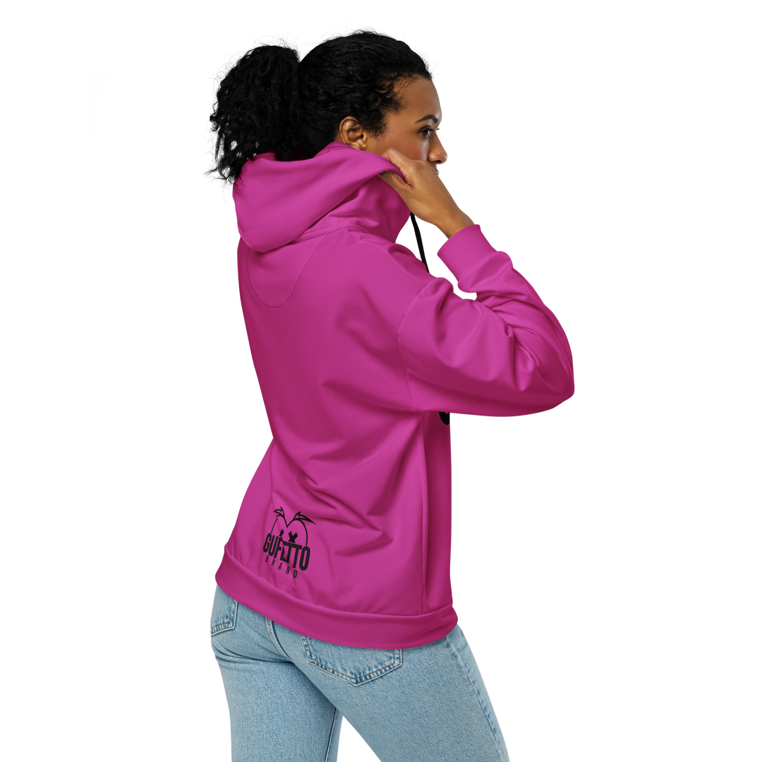 Felpa con cappuccio con zip unisex Uomo/Donna Gufetto Viola - Gufetto Brand 