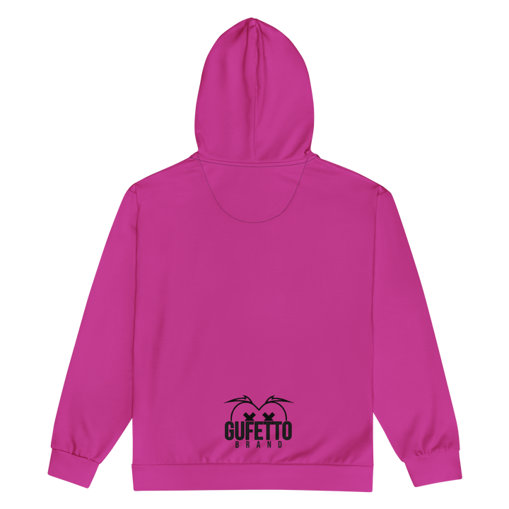 Felpa con cappuccio con zip unisex Uomo/Donna Gufetto Viola - Gufetto Brand 