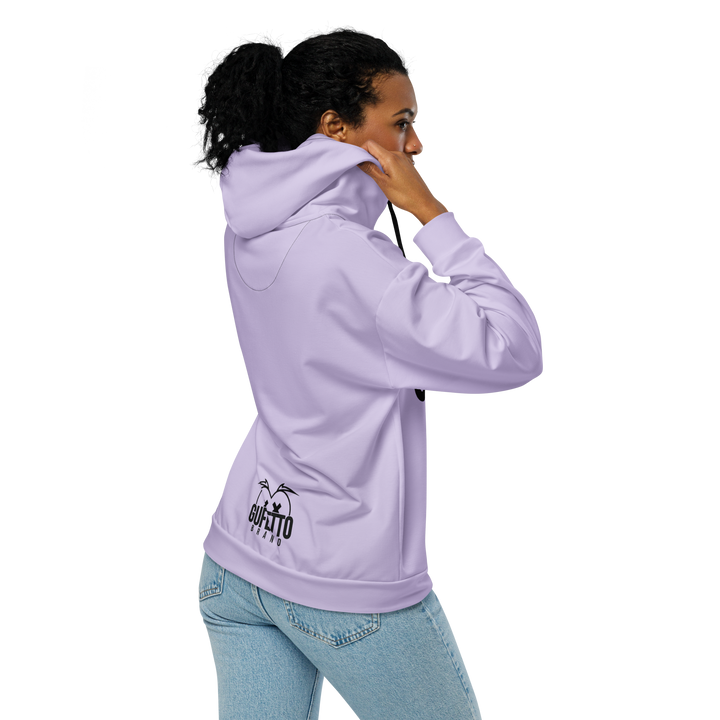 Felpa con cappuccio con zip unisex Uomo/Donna Gufetto Violet - Gufetto Brand 